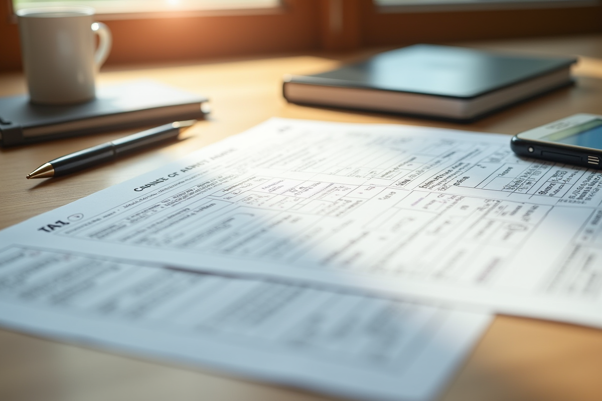 Documents fiscaux et formulaire d